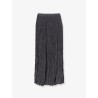 Wrinkled viscose skirt