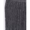 Wrinkled viscose skirt