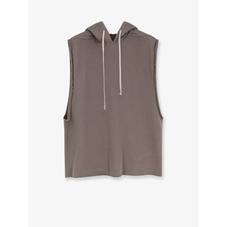 Sleeveless organic cotton sweatshirt