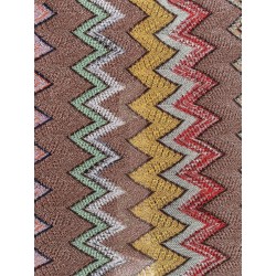 Lurex skirt with iconic multicolor motif