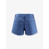 Cotton shorts with frontal iconic Horsebits