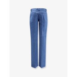 Cotton jeans with iconic frontal Horsebits