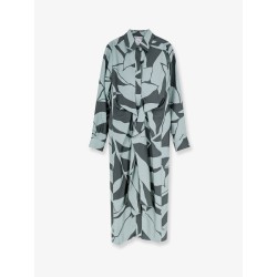 Mxmrobinia printed silk dress