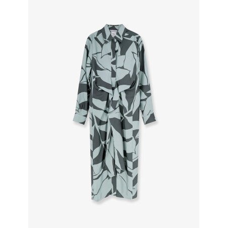 Mxmrobinia printed silk dress