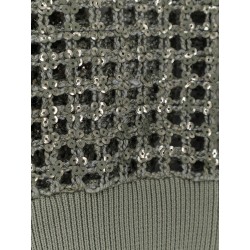 Dazzling Net Embroidery silk and linen cardigan