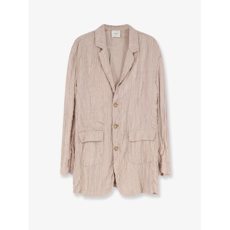 Wrinkled viscose blazer