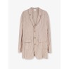 Wrinkled viscose blazer