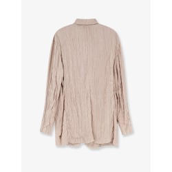 Wrinkled viscose blazer