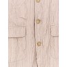 Wrinkled viscose blazer