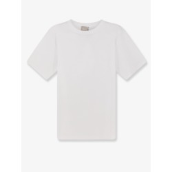 Cotton t-shirt with embroidered logo