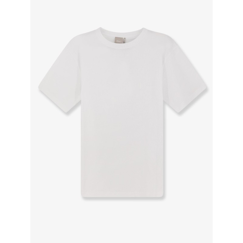 Cotton t-shirt with embroidered logo