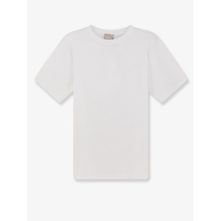 Cotton t-shirt with embroidered logo