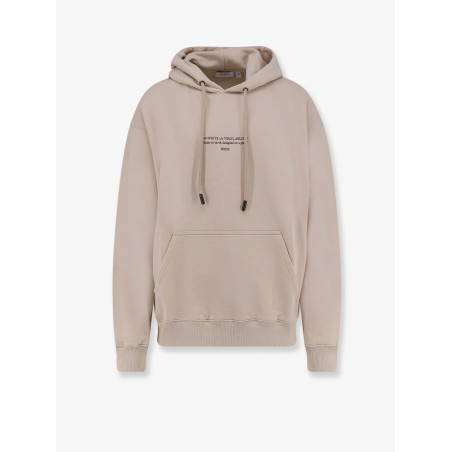 Cotton sweatshirt with frontal logo print