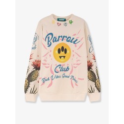 Cotton sweatshirt with cactus print