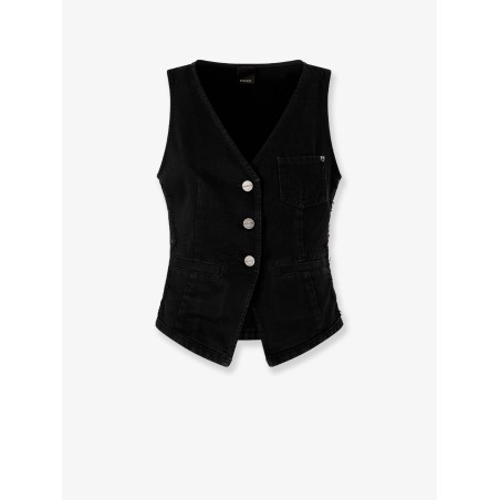 Gardener cotton vest with laces profiles