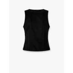 Gardener cotton vest with laces profiles