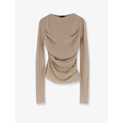 Gaia extra-fine cotton crêpe top