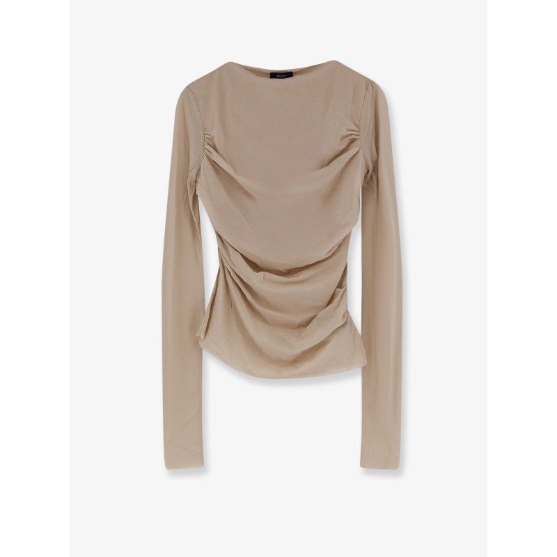 Gaia extra-fine cotton crêpe top