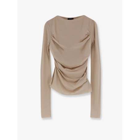 Gaia extra-fine cotton crêpe top