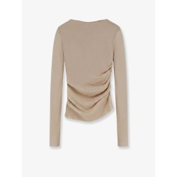 Gaia extra-fine cotton crêpe top