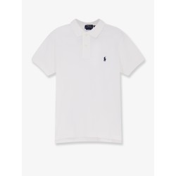 Cotton polo shirt with embroidered logo