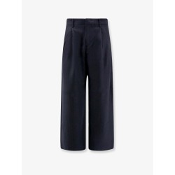 Loose fit cotton trousers