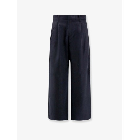 Loose fit cotton trousers