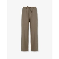 Wool blend trousers