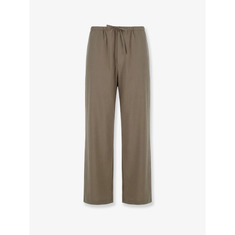 Wool blend trousers