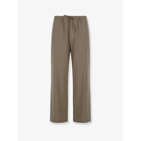 Wool blend trousers