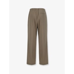 Wool blend trousers