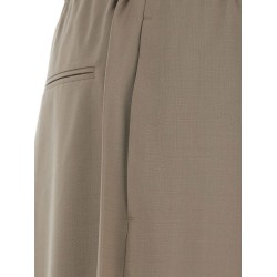 Wool blend trousers