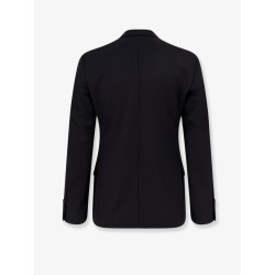 Tailored wool blend blazer