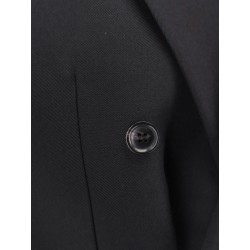 Tailored wool blend blazer