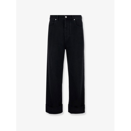 Black denim trousers