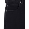 Black denim trousers