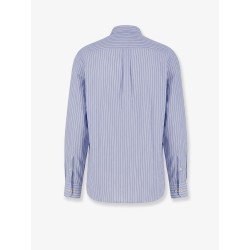 Lyocell shirt with striped motif