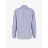 Lyocell shirt with striped motif
