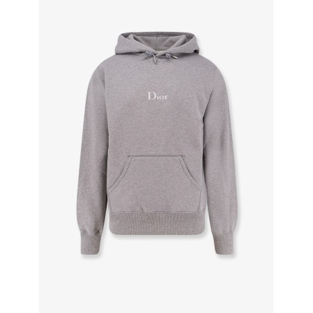 Cotton sweatshirt with embroidered logo