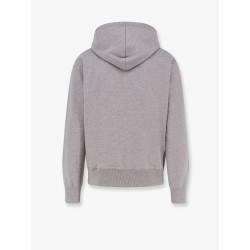 Cotton sweatshirt with embroidered logo