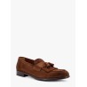 Suede loafers with tassels