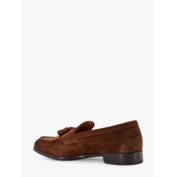 Suede loafers with tassels