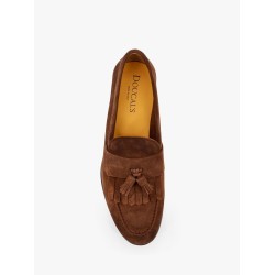 Suede loafers with tassels
