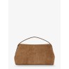 T-Lock suede handbag