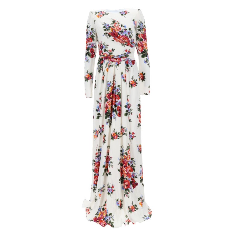 LONG DRESS WITH FLORAL PRINT