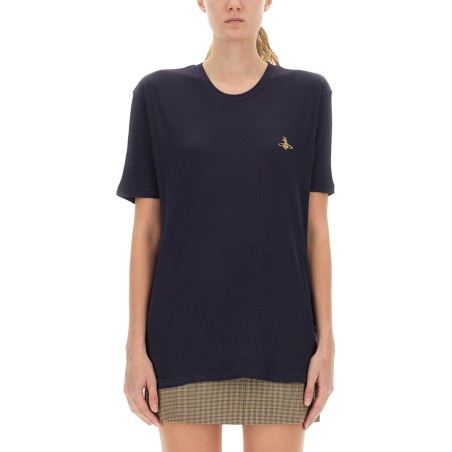 T-SHIRT WITH ORB EMBROIDERY