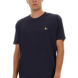 T-SHIRT WITH ORB EMBROIDERY