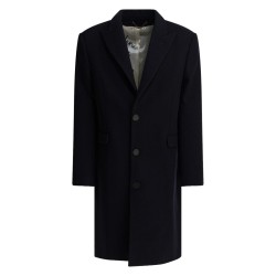 SINGLE-BREASTED WOOL COAT