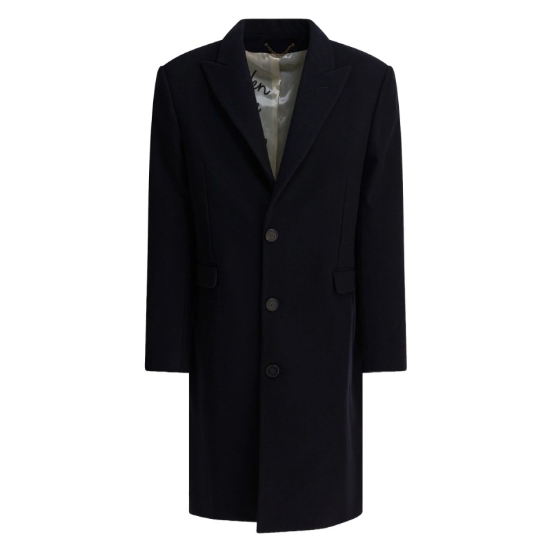 SINGLE-BREASTED WOOL COAT