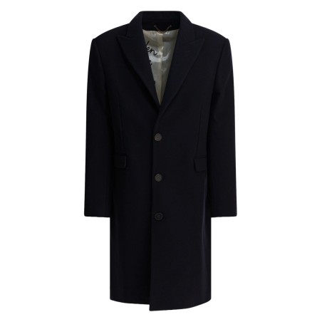 SINGLE-BREASTED WOOL COAT